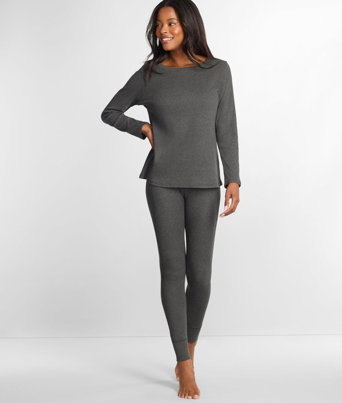 The Ribbed Knit Pajama Set