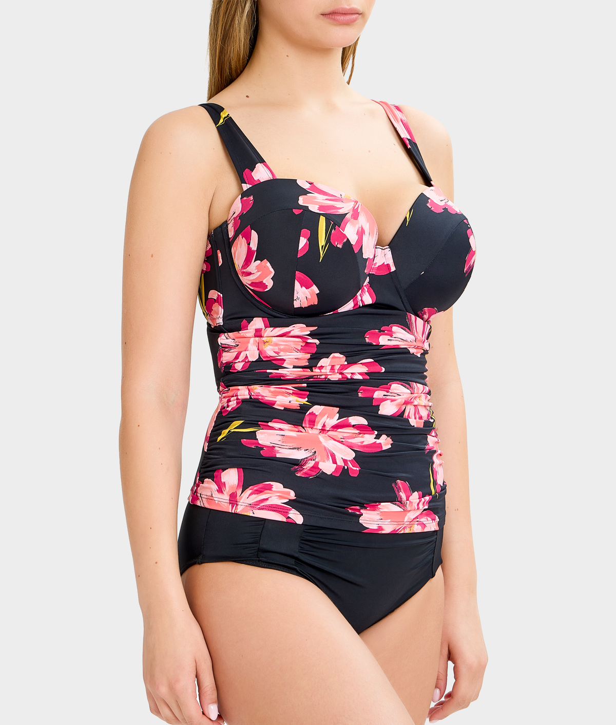The Slimming Balconette Underwire Tankini Top