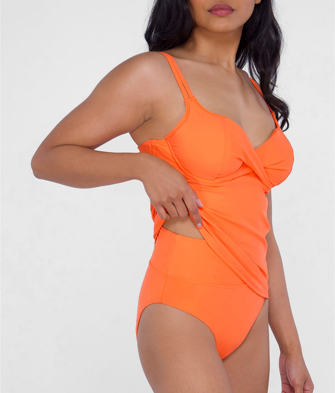 Underwire Wrap Tankini Top