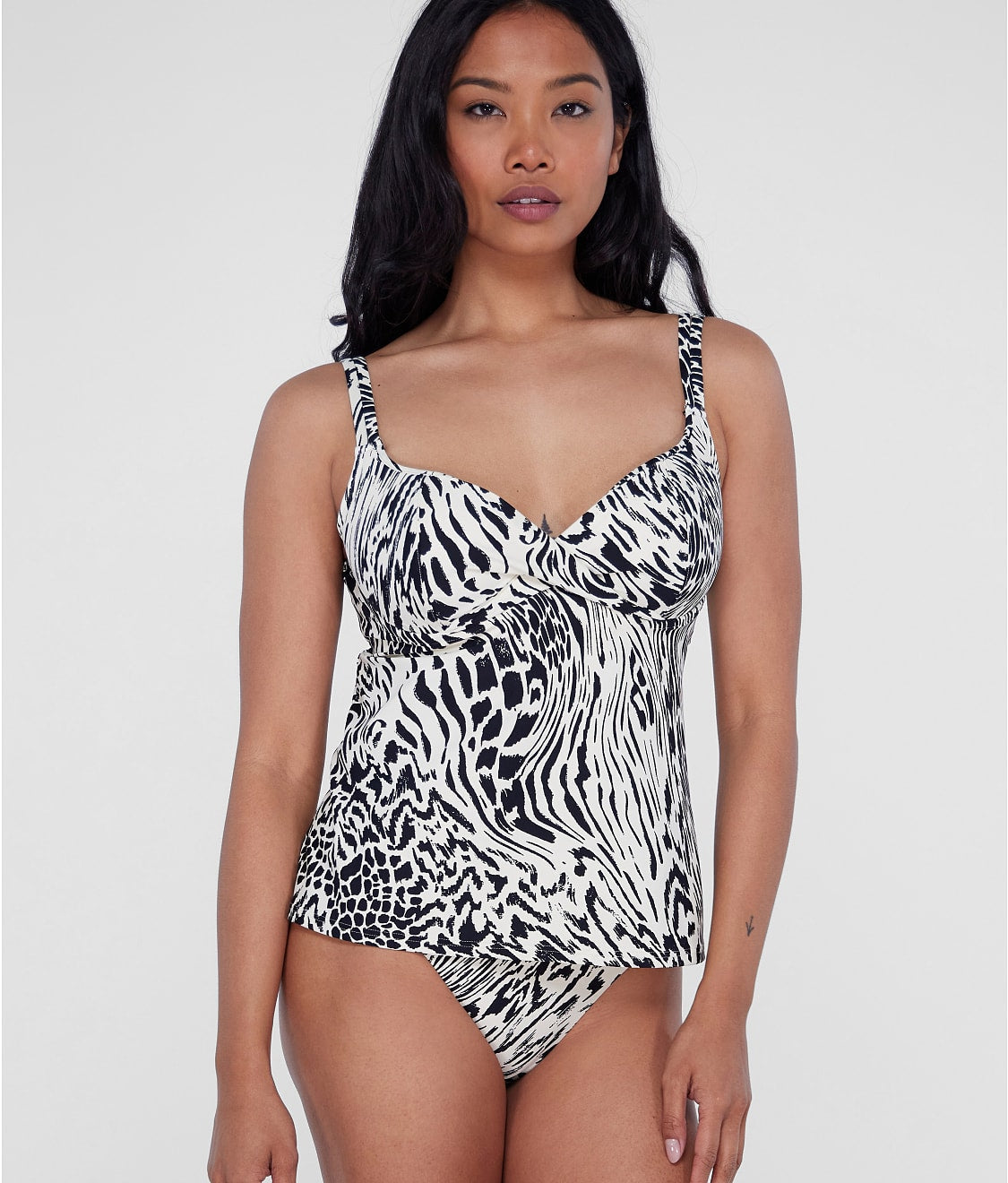 Underwire Wrap Tankini Top