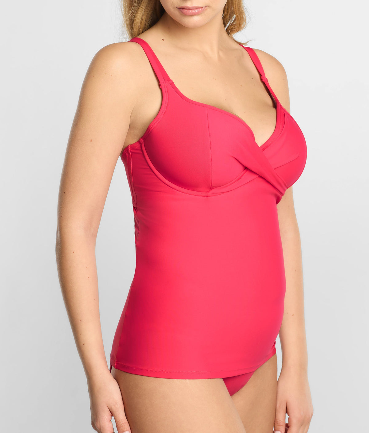 Underwire Wrap Tankini Top