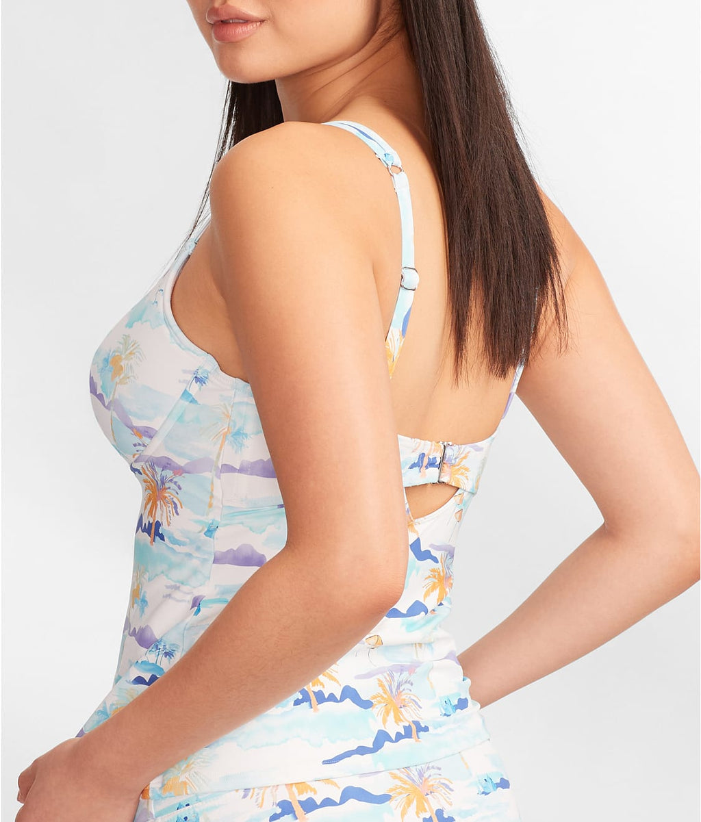 Underwire Wrap Tankini Top
