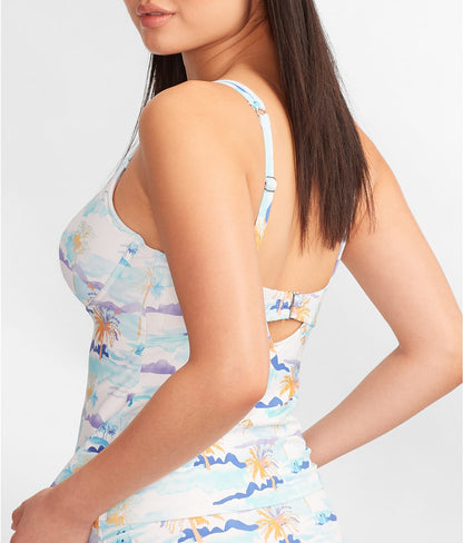 Underwire Wrap Tankini Top