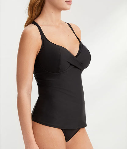 Underwire Wrap Tankini Top