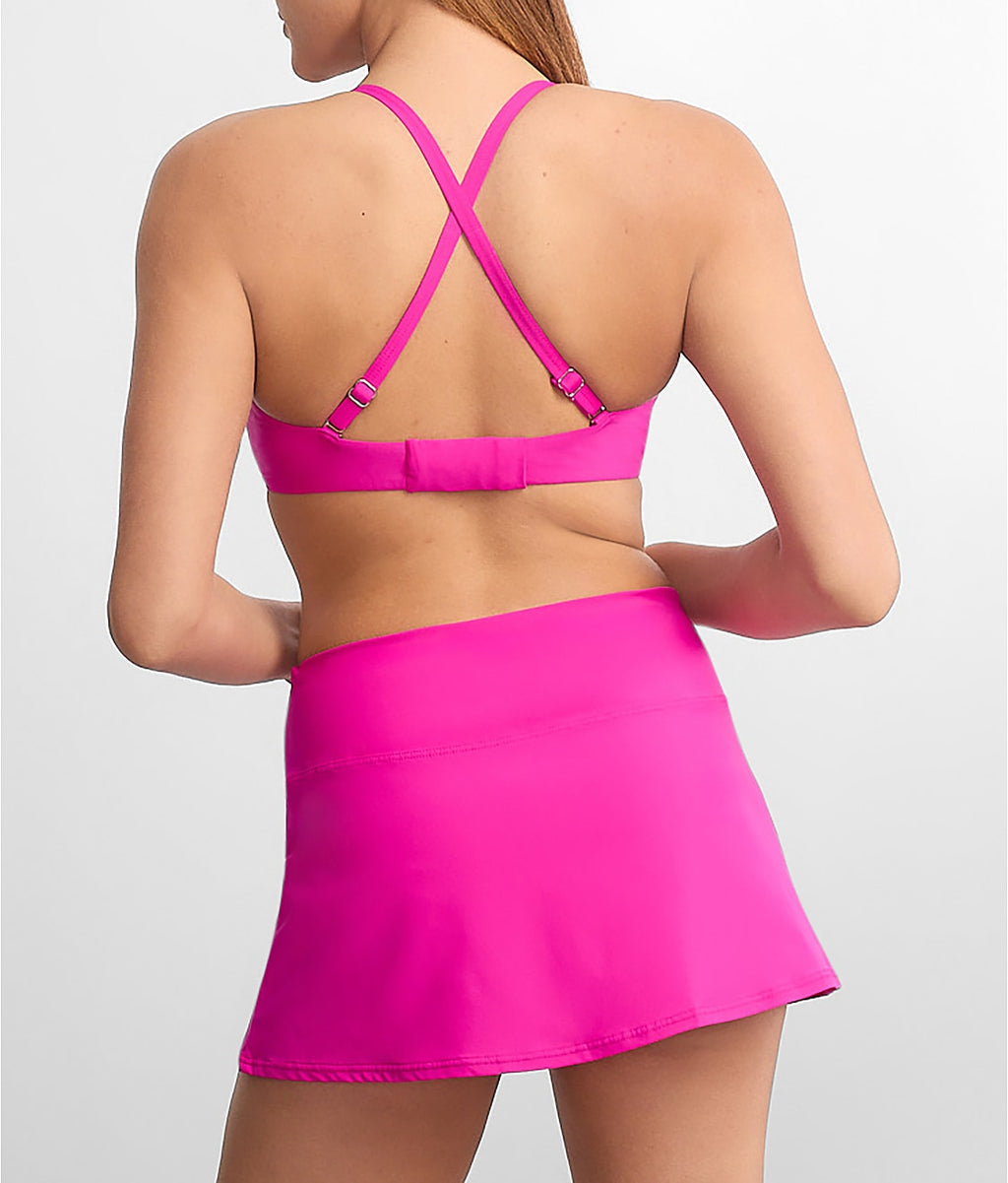 Square Neck Underwire Bralette Bikini Top