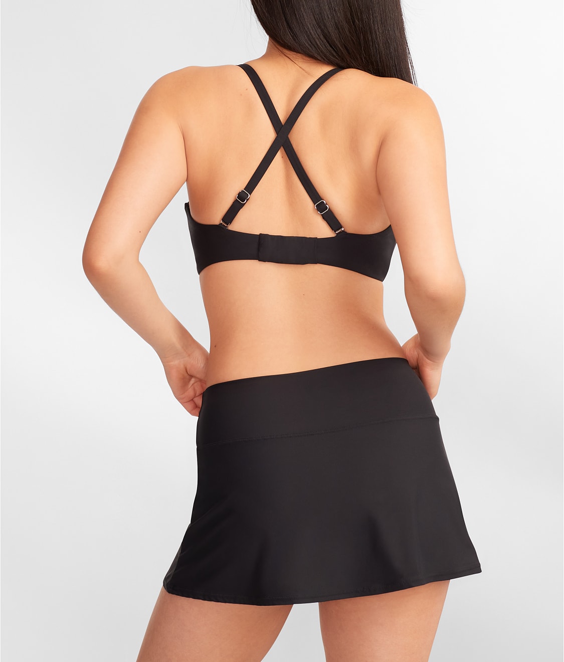 Square Neck Underwire Bralette Bikini Top