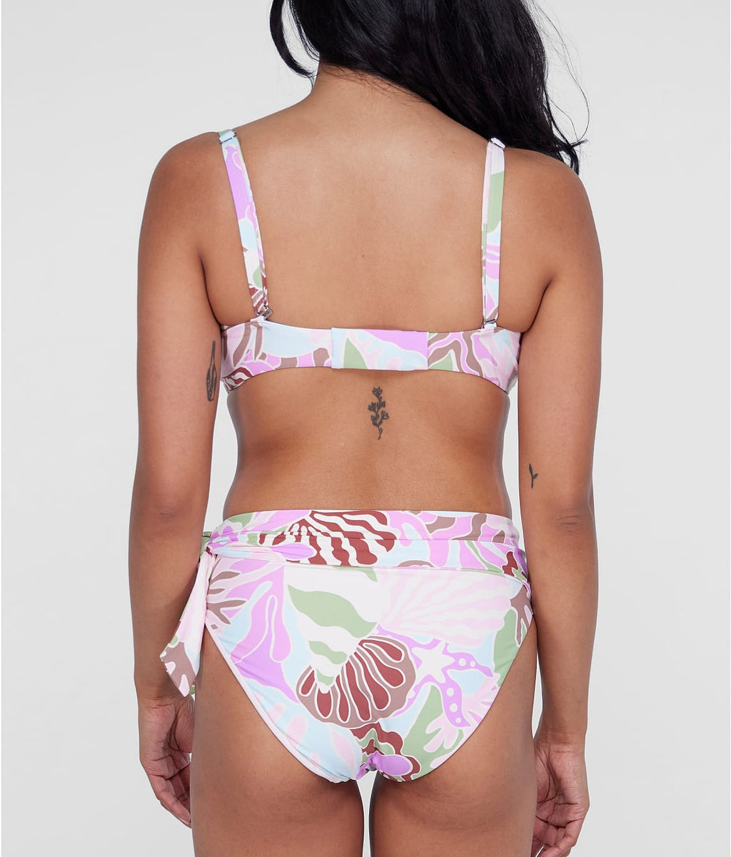 Square Neck Underwire Bralette Bikini Top