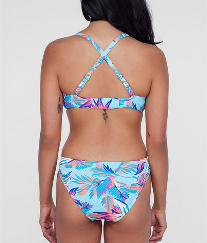 Square Neck Underwire Bralette Bikini Top