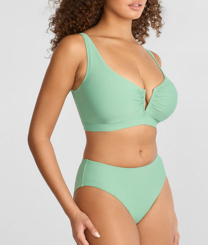V Front Bralette Underwire Bikini Top