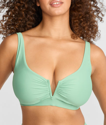 V Front Bralette Underwire Bikini Top