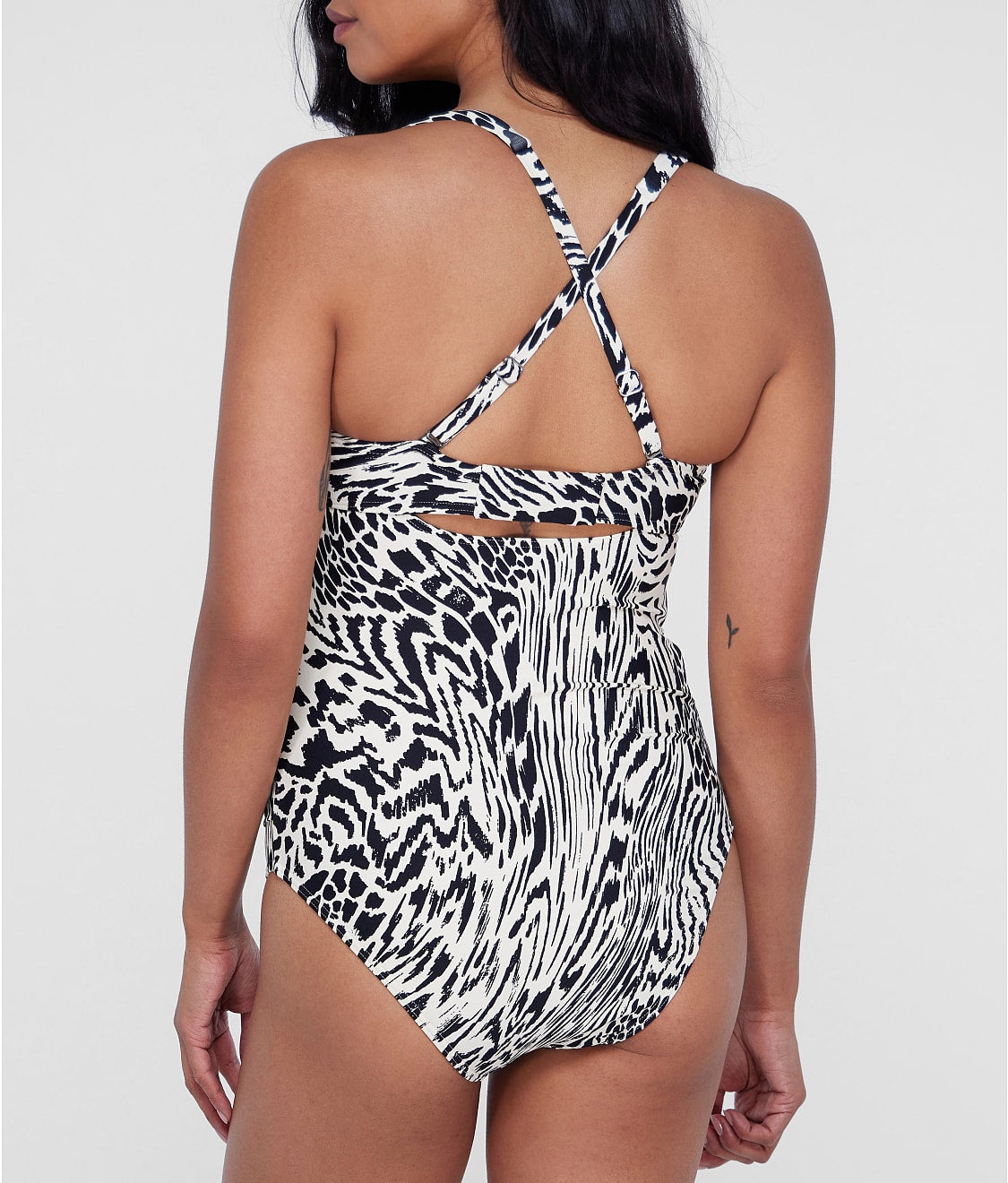 Tie Front Underwire One-Piece