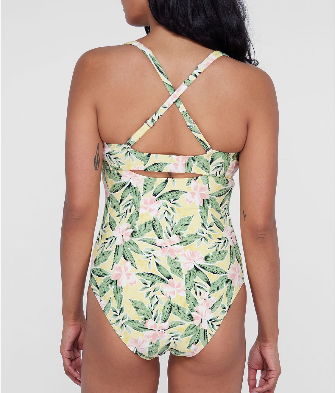 Tie Front Underwire One-Piece