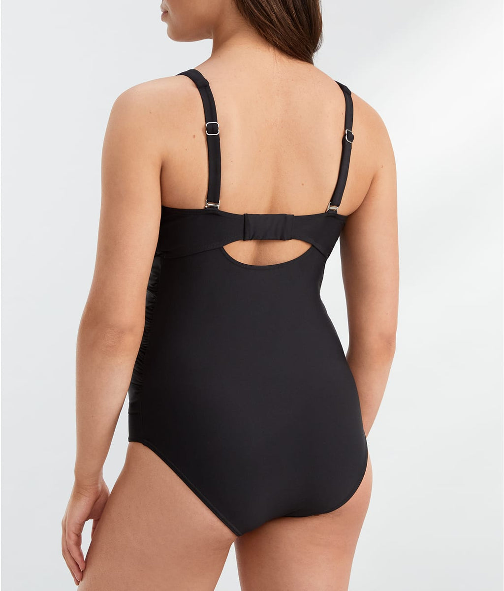 Tie Front Underwire One-Piece