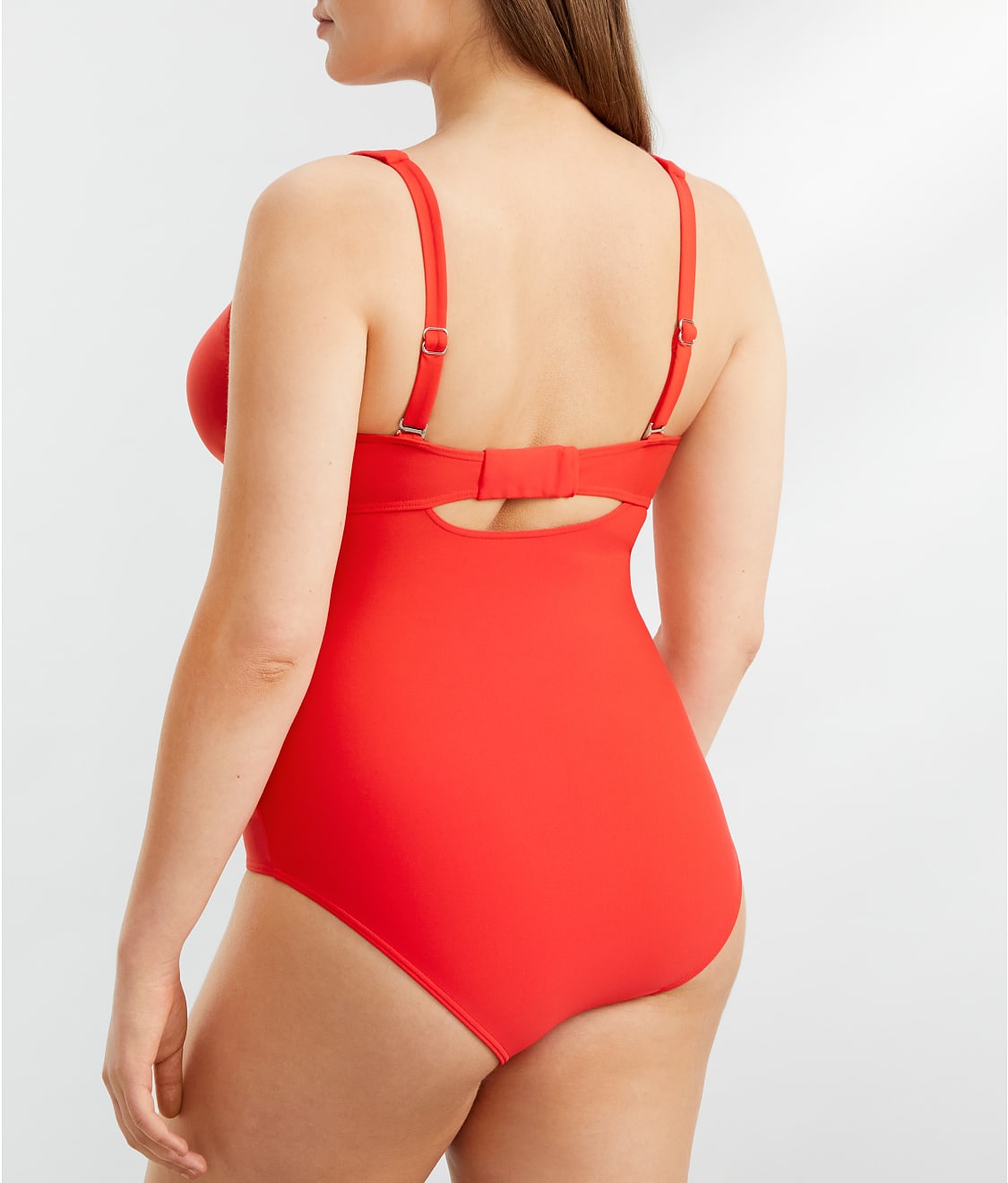 Tie Front Underwire One-Piece