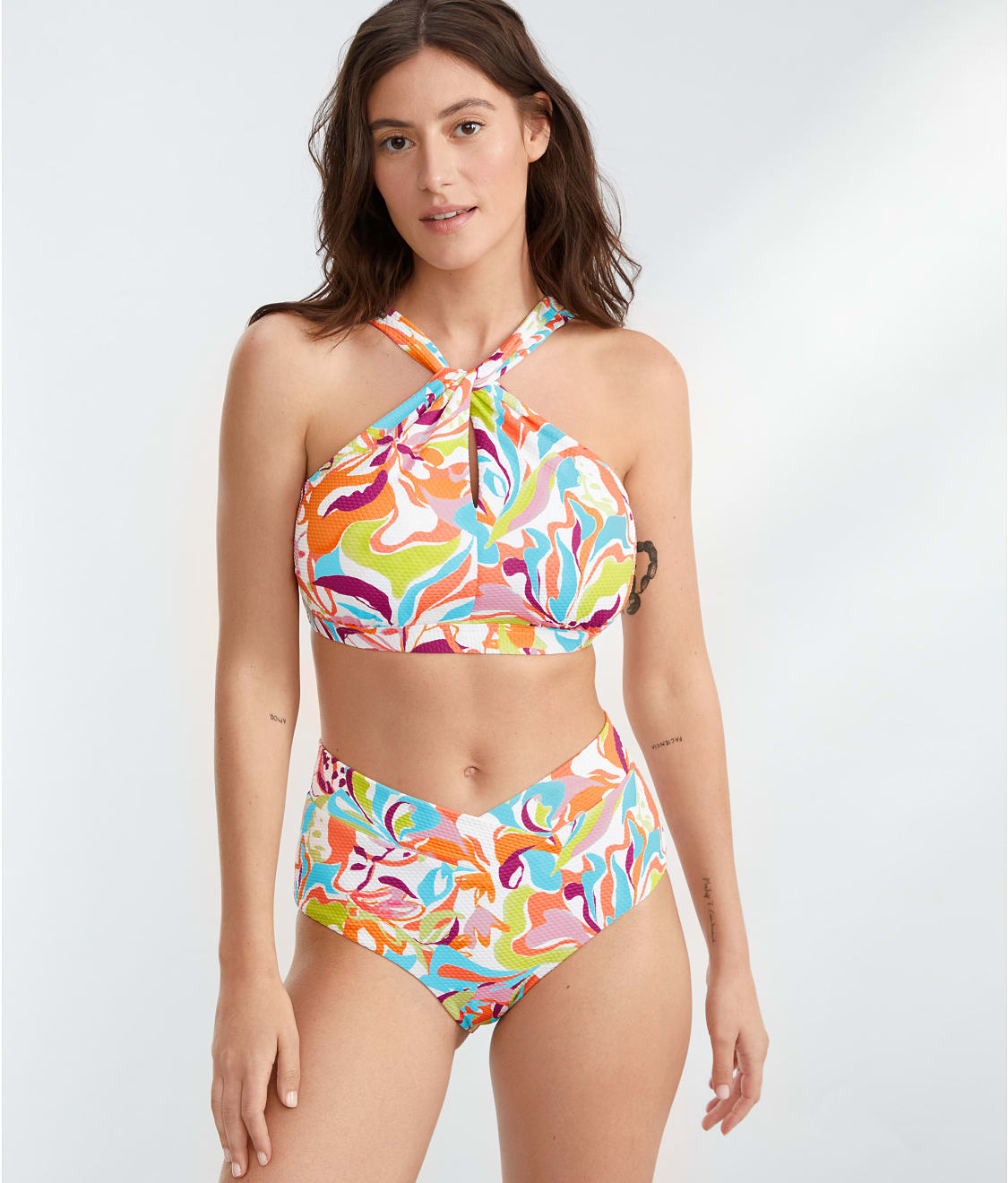High-Neck Bikini Top