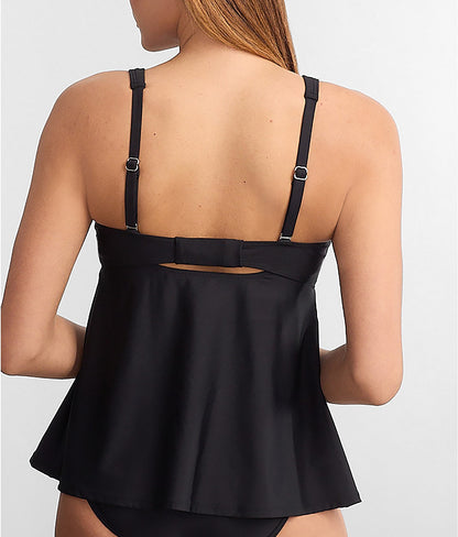 Ring-Front Underwire Tankini Top