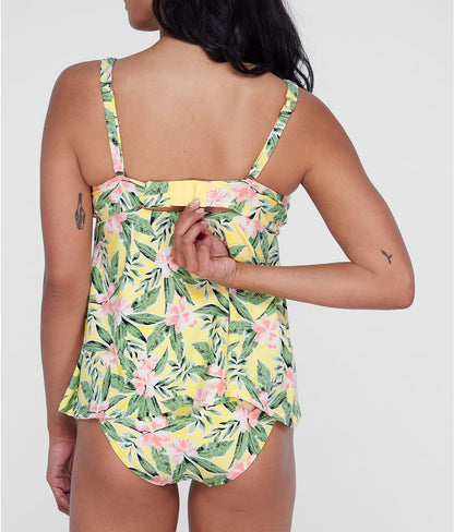 Ring-Front Underwire Tankini Top
