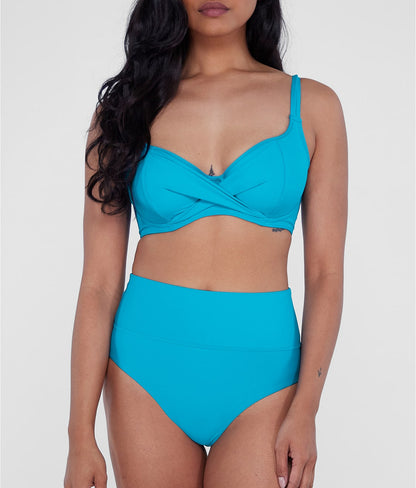 High-Waist Fold-Over Bikini Bottom