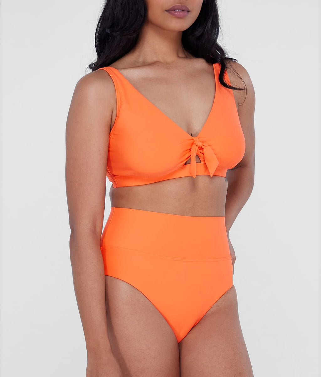 High-Waist Fold-Over Bikini Bottom
