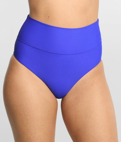 High-Waist Fold-Over Bikini Bottom
