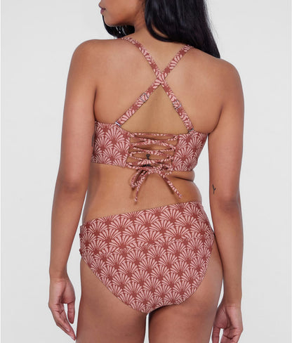 High-Waist Fold-Over Bikini Bottom