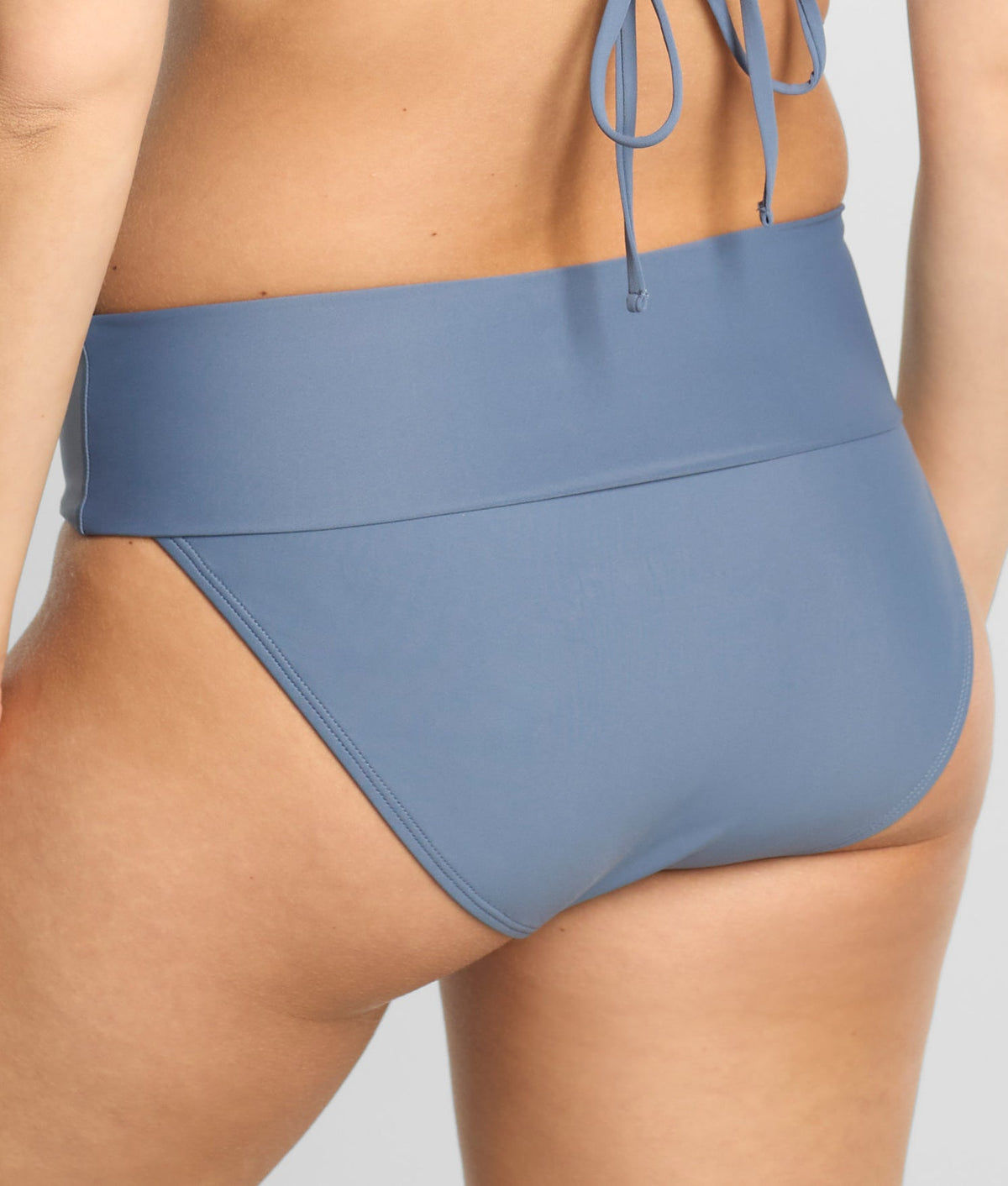 High-Waist Fold-Over Bikini Bottom
