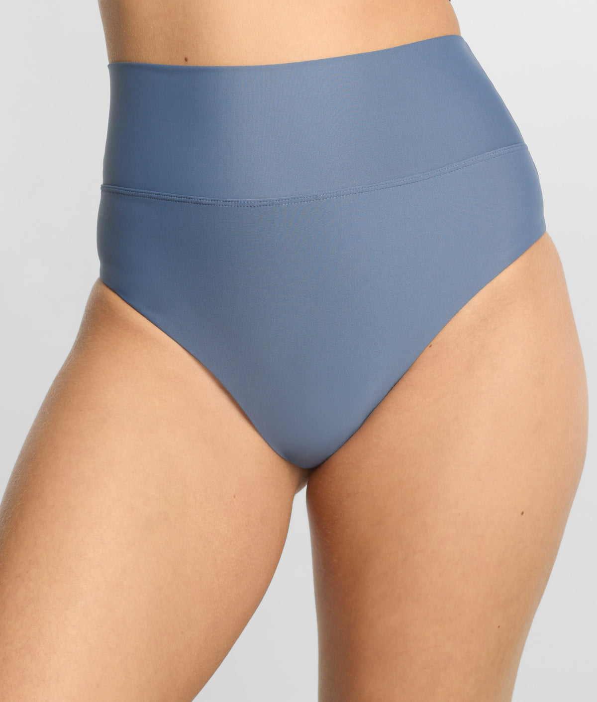 High-Waist Fold-Over Bikini Bottom