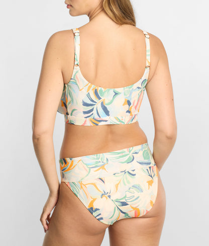 High-Waist Fold-Over Bikini Bottom