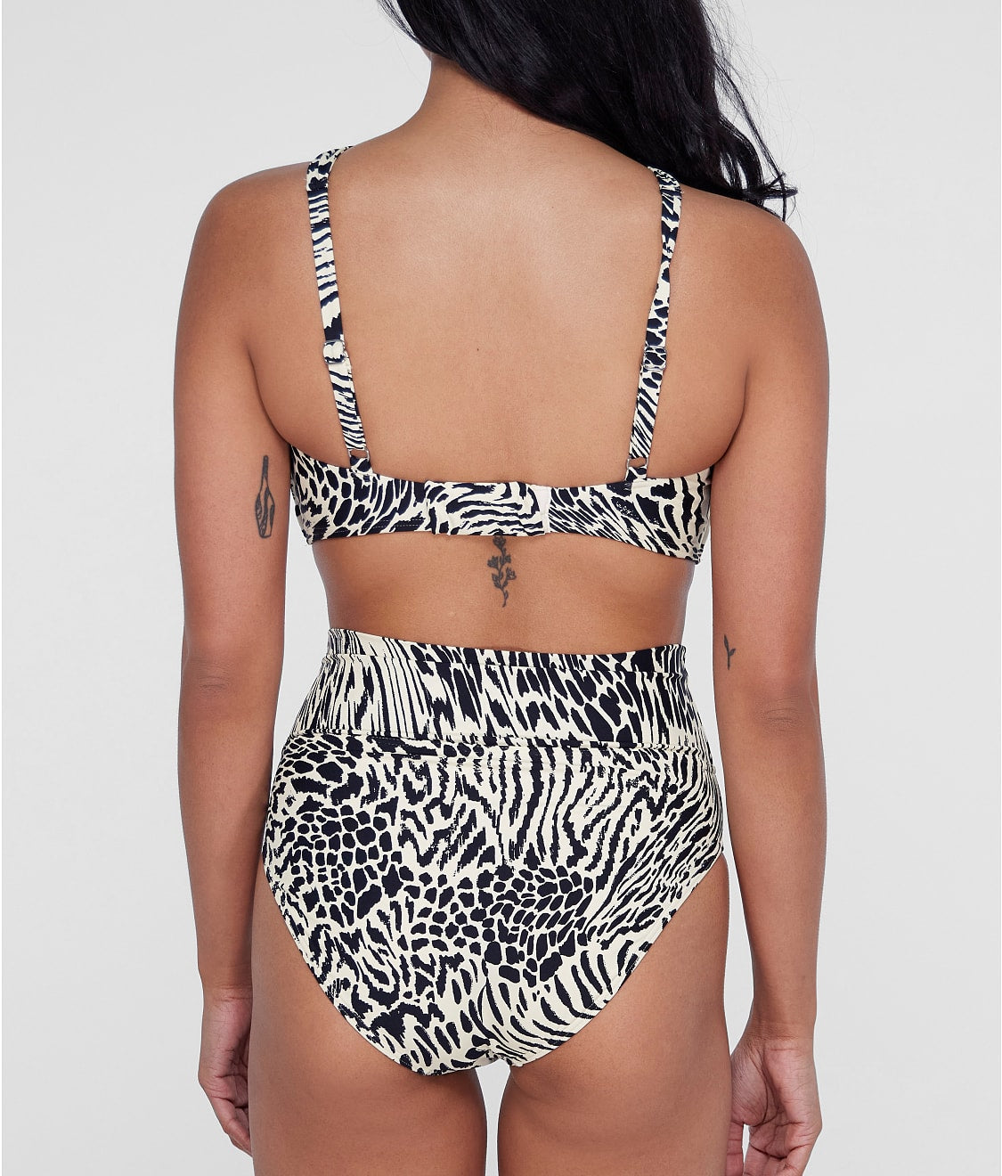 High-Waist Fold-Over Bikini Bottom