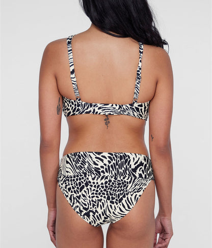High-Waist Fold-Over Bikini Bottom