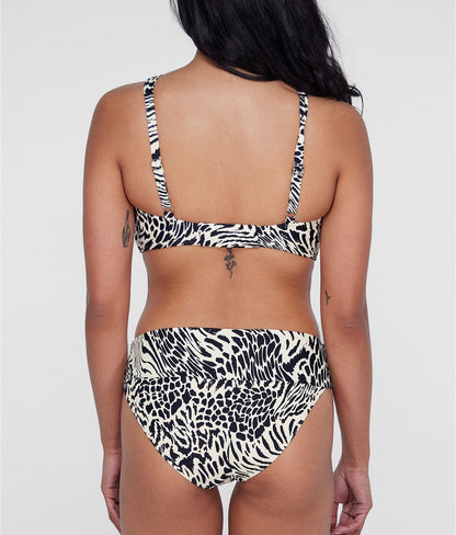 High-Waist Fold-Over Bikini Bottom