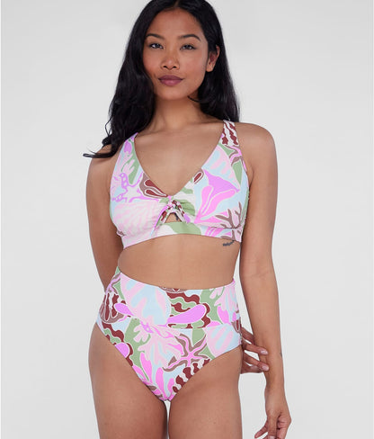 High-Waist Fold-Over Bikini Bottom
