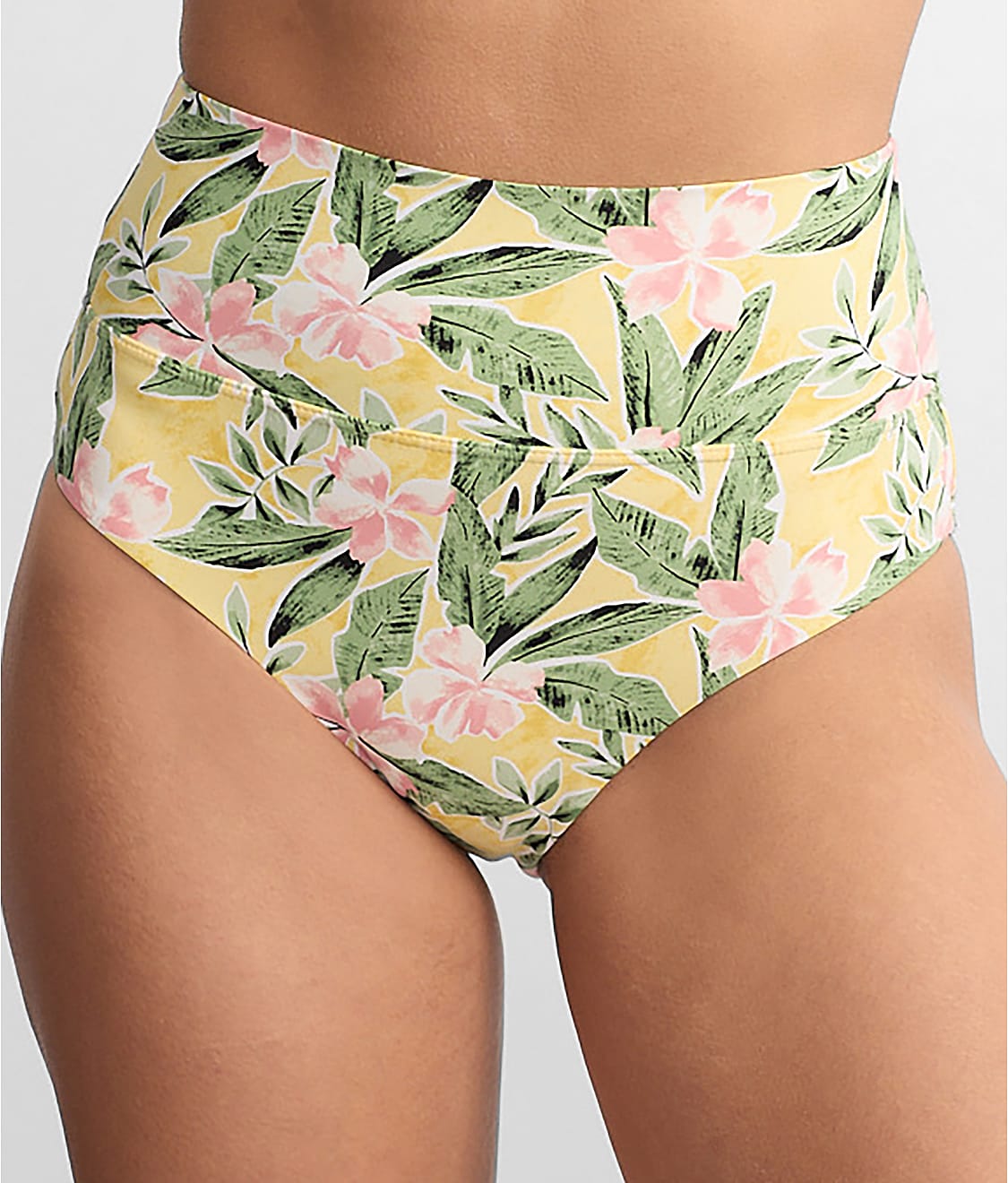 High-Waist Fold-Over Bikini Bottom