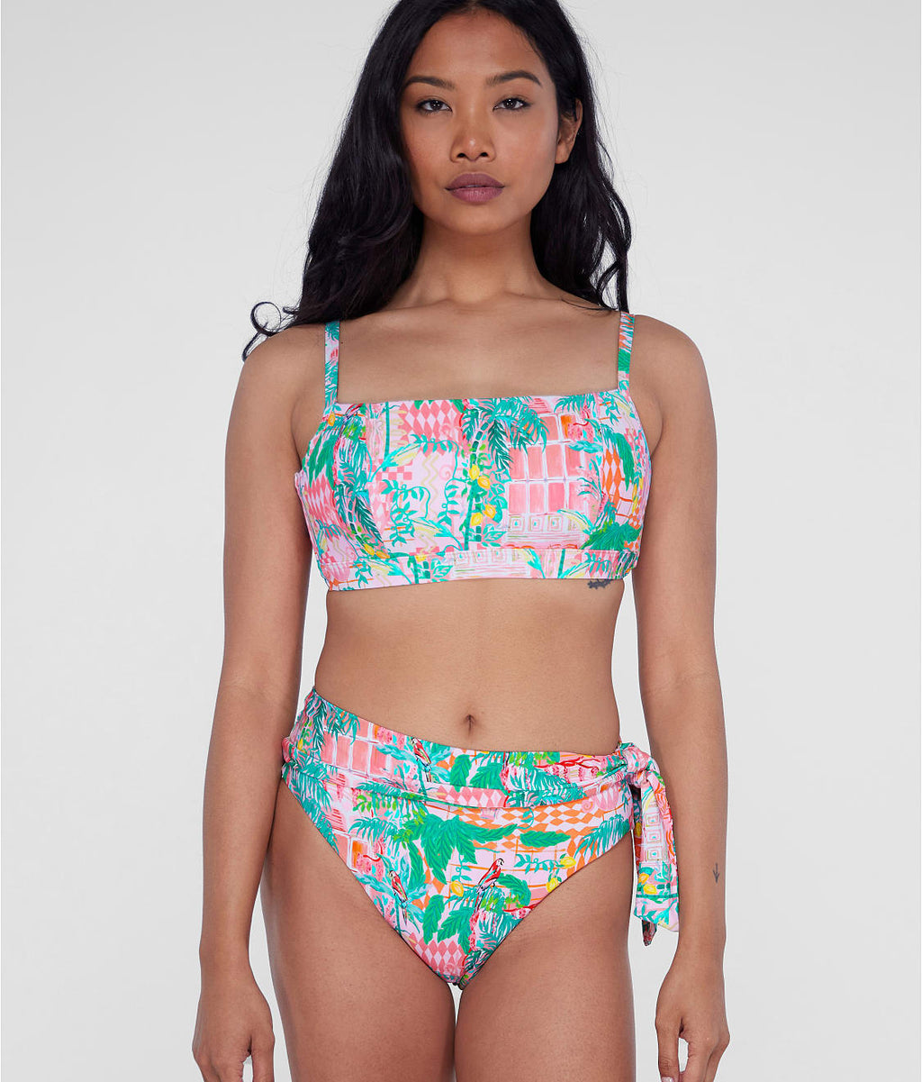 Sash Fold-Over Bikini Bottom
