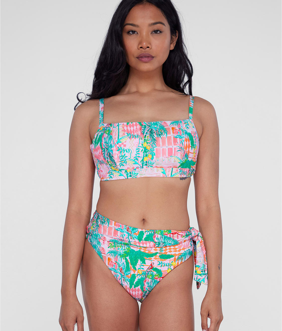 Sash Fold-Over Bikini Bottom