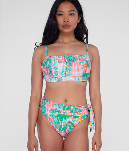 Sash Fold-Over Bikini Bottom