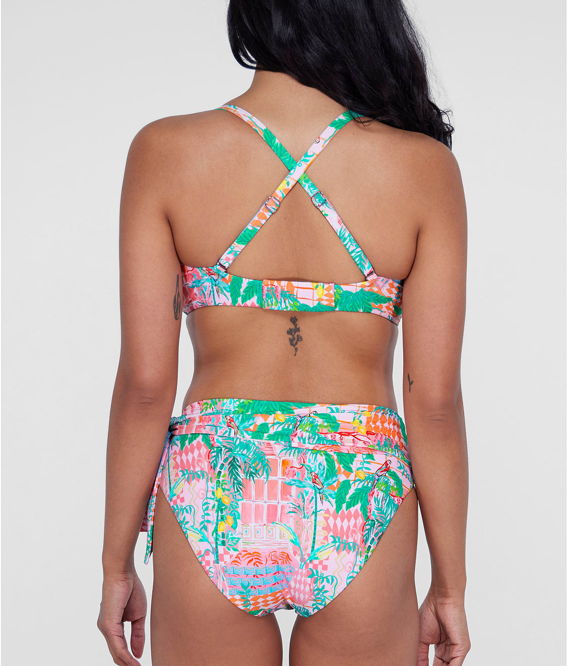 Sash Fold-Over Bikini Bottom