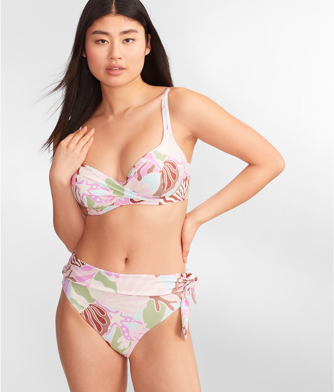 Sash Fold-Over Bikini Bottom