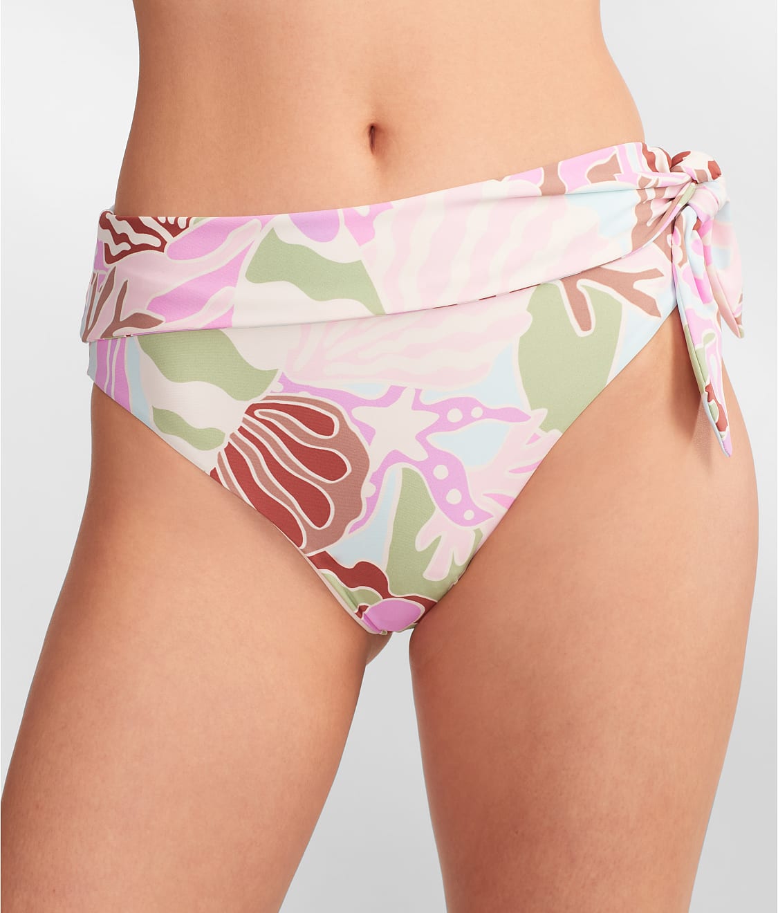 Sash Fold-Over Bikini Bottom