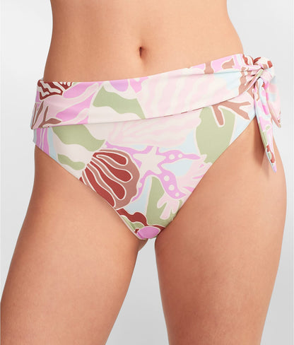 Sash Fold-Over Bikini Bottom