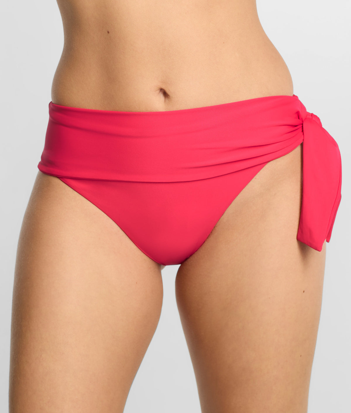 Sash Fold-Over Bikini Bottom