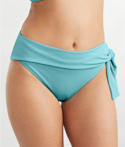 Sash Fold-Over Bikini Bottom