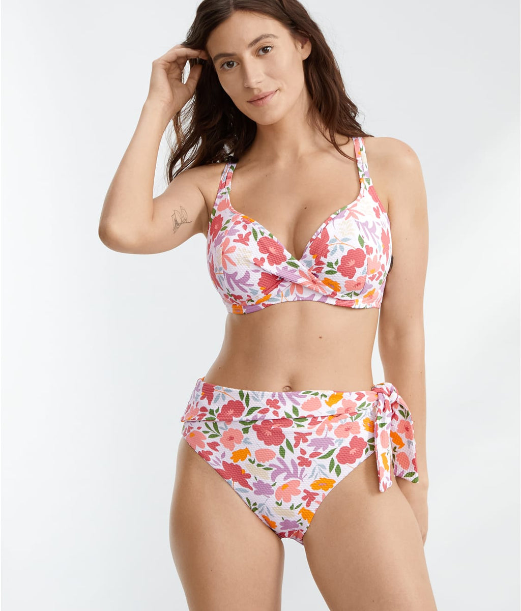 Sash Fold-Over Bikini Bottom