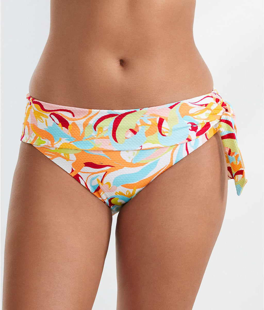 Sash Fold-Over Bikini Bottom