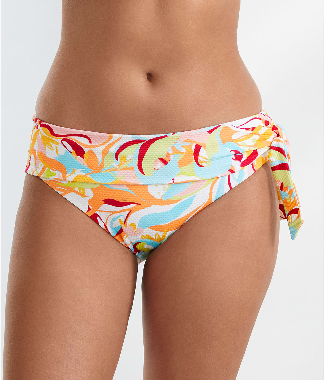 Sash Fold-Over Bikini Bottom