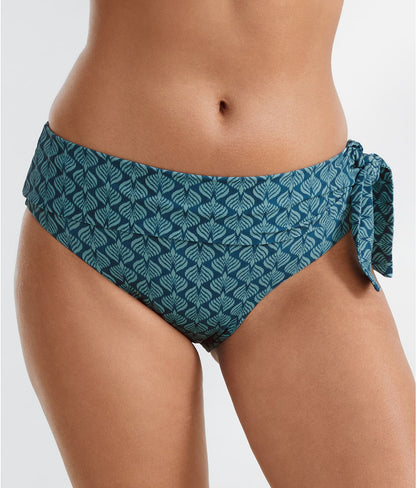 Sash Fold-Over Bikini Bottom