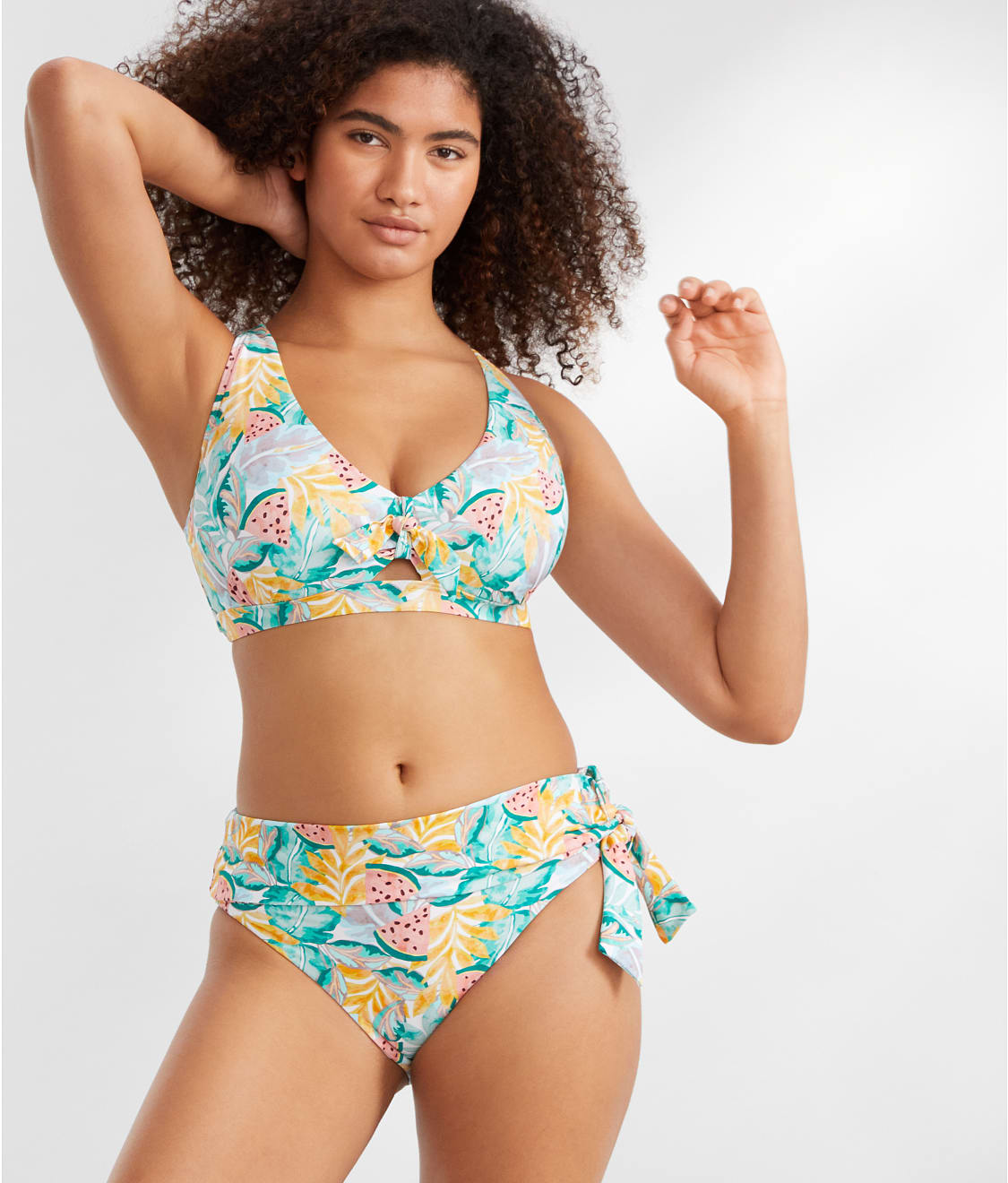 Sash Fold-Over Bikini Bottom