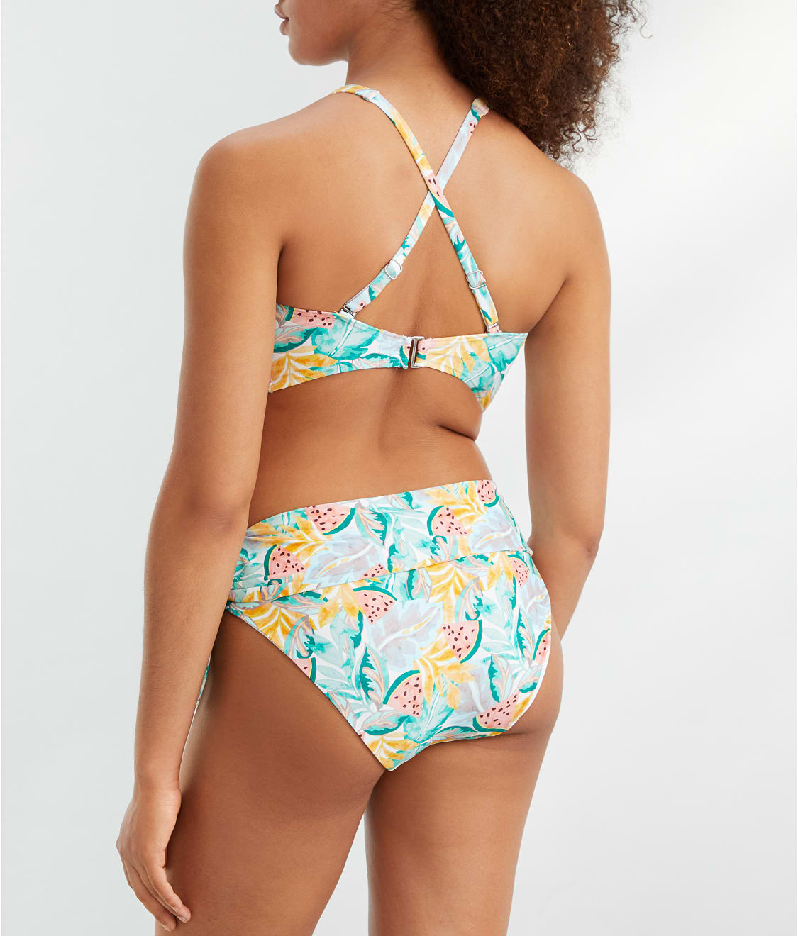 Sash Fold-Over Bikini Bottom