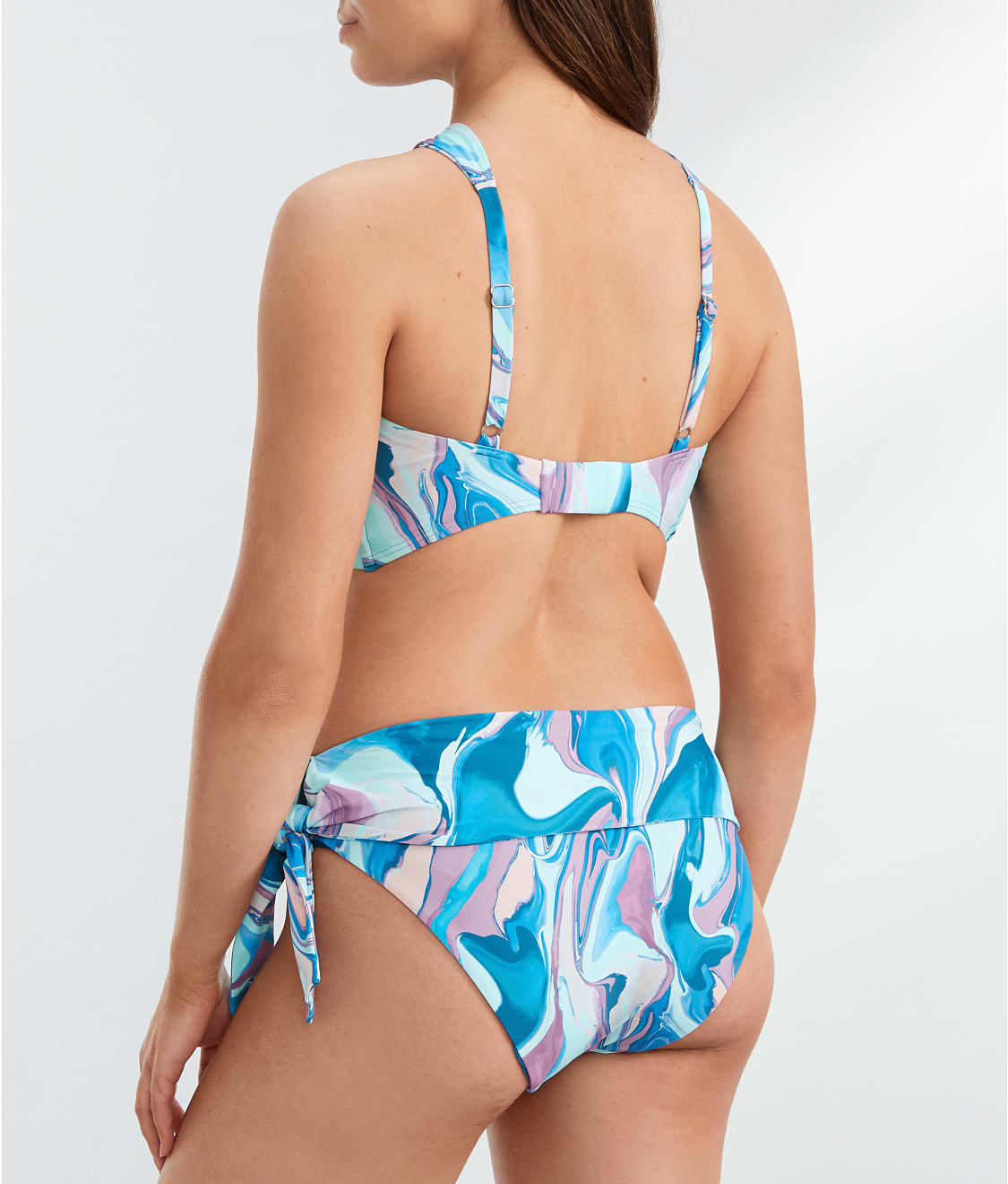 Sash Fold-Over Bikini Bottom
