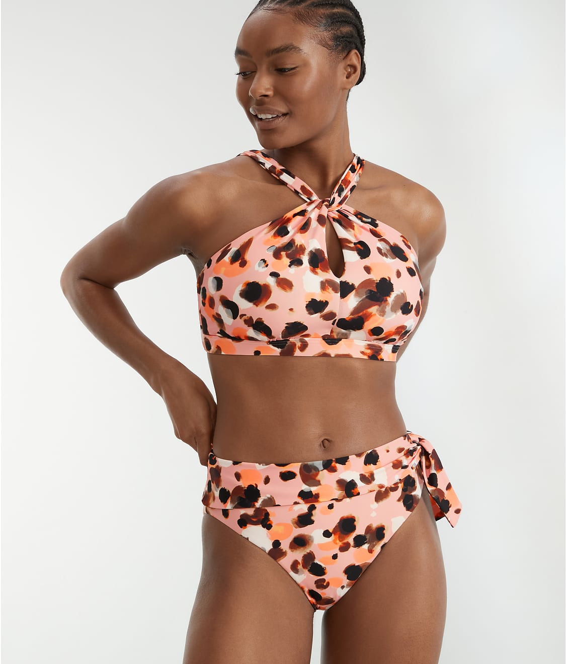 Sash Fold-Over Bikini Bottom